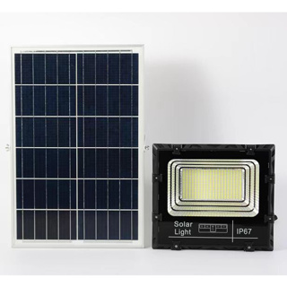 ไฟสปอตไลท์ ไฟโซลาเซลล์ Solar Light  led กันน้ำ waterproof รุ่น500W ใช้พลังงานแสงอาทิตย์ รับประกัน1ปี