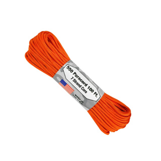 Parachute Cord Burnt Orange 100 ft