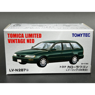 Tomica Limited Vintage NEO LV-N287b Toyota Corolla Wagon L Touring (Green) 96