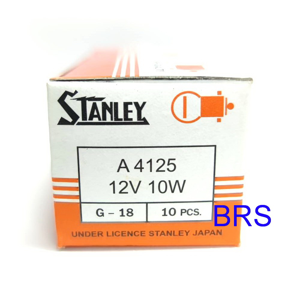 หลอดไฟ-stanley-67-1จุด12v-10w-4125-made-in-japan-หลอดไฟสัญญาณ-สแตนเลย์