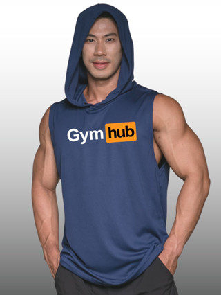 GYM HUB เสื้อฮู้ดแขนกุด Sleeveless Hoodies