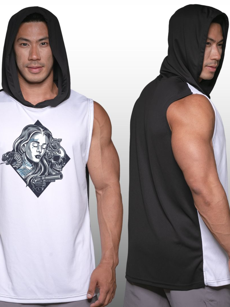 tattoo-girl-เสื้อฮู้ดแขนกุด-sleeveless-hoodies