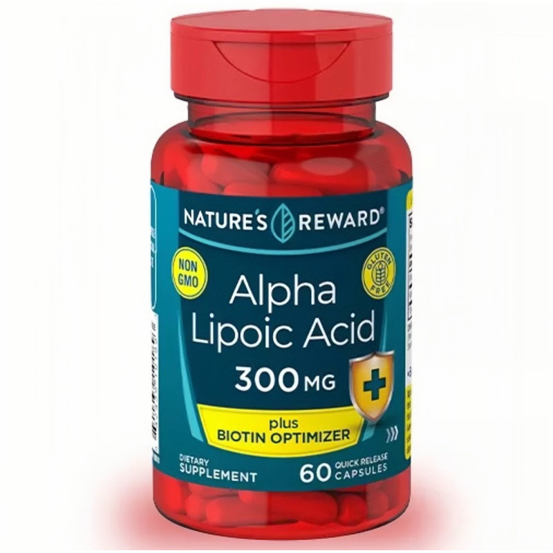 พร้อมส่ง-alpha-lipoic-acid-300-mg-biotin-ช่วยกำจัดอนุมูลอิสระได้สูง-ต้านโรคเบาหวาน-60-แคปซูล