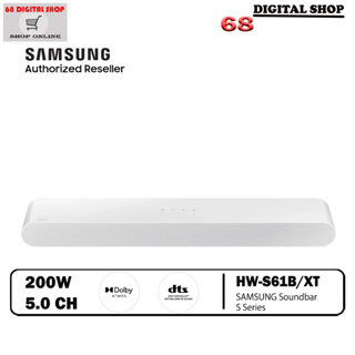 SAMSUNG SOUNDBAR HW-S61B ลำโพง ซาวด์บาร์ S-Series Soundbar HW-S61B ระบบเสียง 5.0 Ch 300W รุ่น HW-S61B/XT