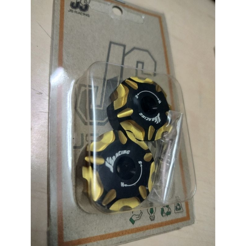 หมุดปรับโช๊ค JS New 2 สี พร้อมน๊อต สำหรับ โช๊ค OHLINS เท่านั้น คละสี ...