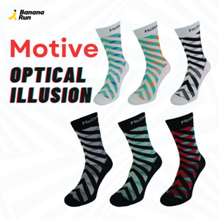 Motive Illusion - ถุงเท้า Sport Performance (Free Size) Bananarun