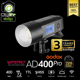 Godox Flash AD400Pro TTL HSS Bowen Mount - รับประกันศูนย์ Godox Thailand 3ปี ( AD400 Pro )