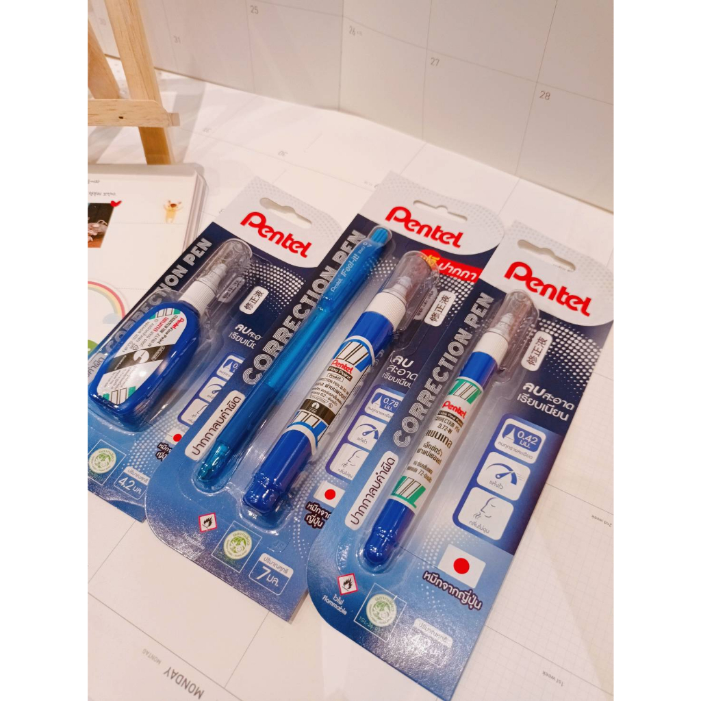 pentel-ปากกาลบคำผิด-pentel