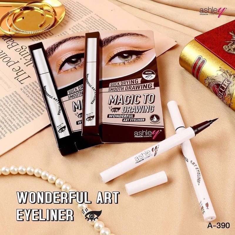 ashley-a-390-อายไลน์เนอร์-magic-to-drawing-wonderful-art-eyeliner