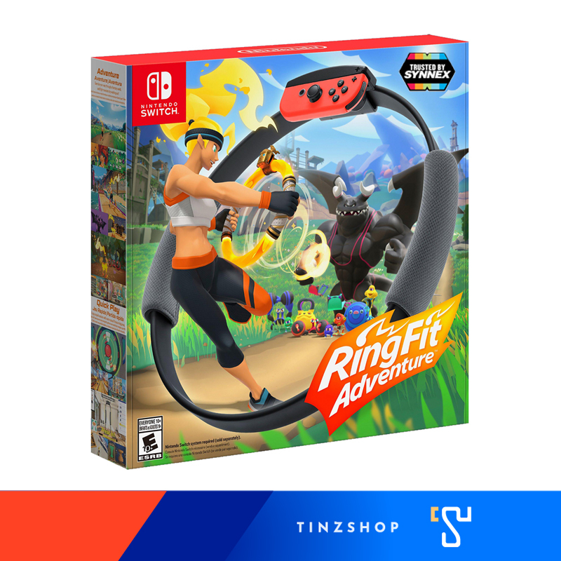 ภาพหน้าปกสินค้าNintendo Switch Game Ringfit Adventure Asia English เกม ริงฟิต แอดเวนเจอร์ ภาษาอังกฤษ เกมออกกำลังกาย