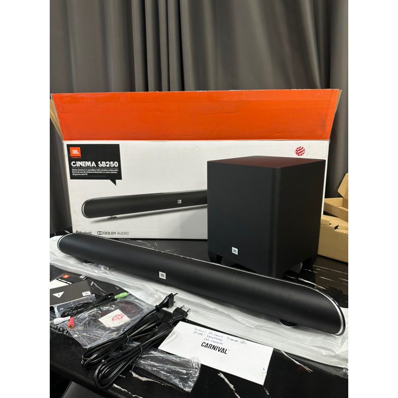 ลำโพง SoundBar JBL CINEMA SB250 ของใหม่มือ1 ไม่แกะชีล จากศูนย์ไทย