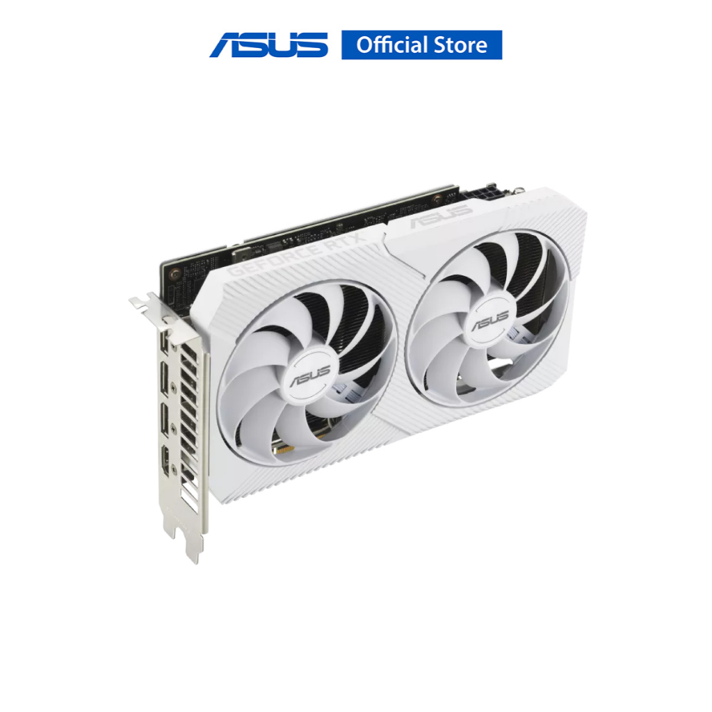 asus-dual-rtx3060-o8g-white-90yv0gb7-m0na00-vga-card-dual-geforce-rtxtm-3060-white-oc-edition-8gb-gddr6-with-two-powerful-axial-tech-fans-and-a-2-slot-design-for-broad-compatibility