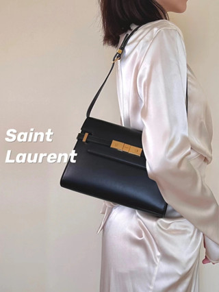 แซงต์โลรองต์ MANHATTAN BOX SAINT LAURENT Leather กระเป๋าสะพายใบเล็ก / กระเป๋าสุภาพสตรี / กระเป๋าสะพายข้าง / กระเป๋าสะพาย