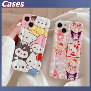 คูปองเคลม🎀เคสไอโ case for iphone 11 12 การ์ตูนบุคลิกภาพที่สร้างสรรค์ เคส 14 13 12 11 pro max เคสมือถือกันกระแทก