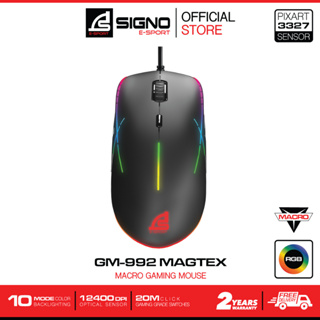 ภาพหน้าปกสินค้าSIGNO E-Sport Macro Gaming Mouse MAGTEX รุ่น GM-992 (เกมส์มิ่ง เมาส์) ที่เกี่ยวข้อง