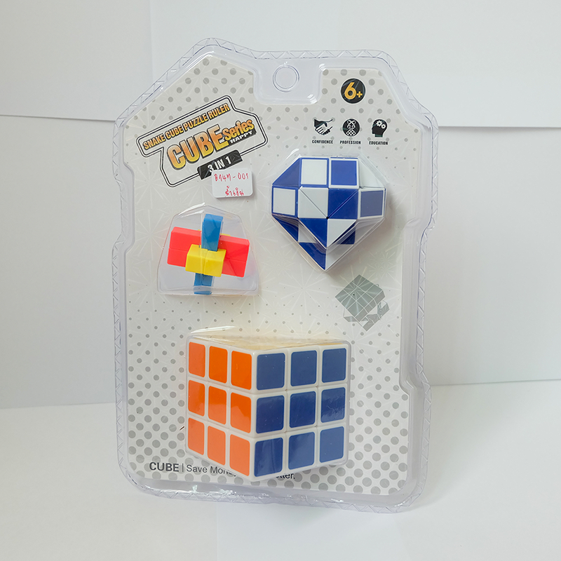 [พร้อมส่ง] B-147 Set รูบิค Snake Cube Puzzle 3in1 มีหลายสีให้เลือก ...
