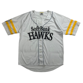 เสื้อเบสบอล SoftBankHAWKS  Size 130-140-150-S-M-L-XL