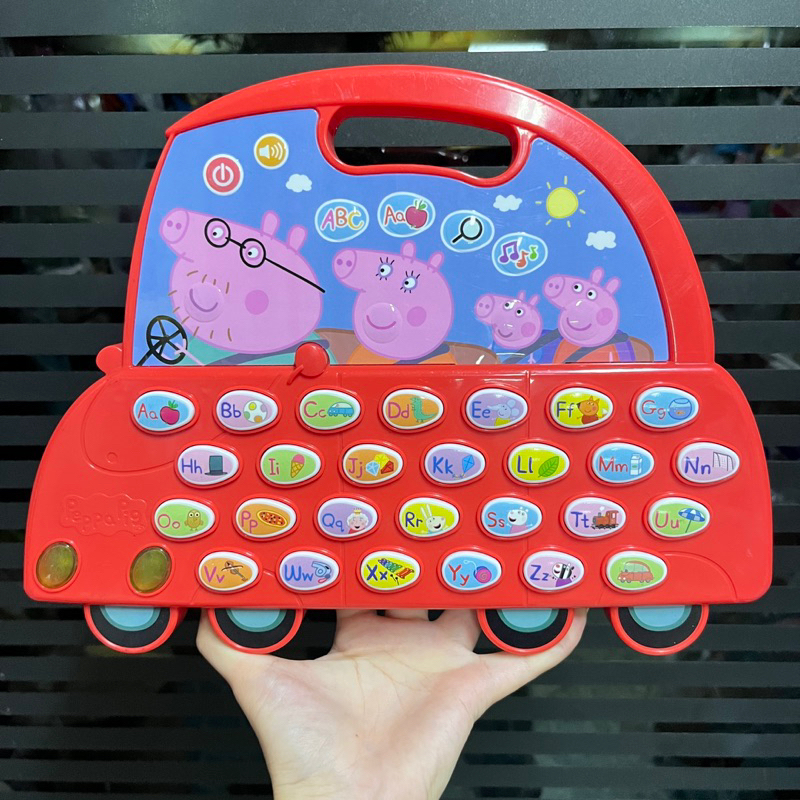 VTech Peppa Pig Learn and Go Alphabet Car กระดานสอน AZ ภาษาอังกฤษ เปป