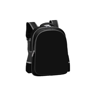 BECOS ส่งไว! กระเป๋านักเรียน เป้นักเรียน backpack สีดำหวายเทา ไซส์ L