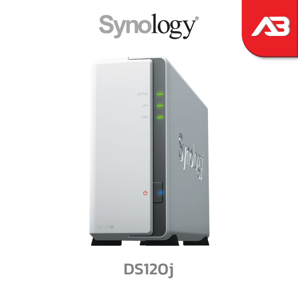 synology-nas-1-bay-diskstation-รุ่น-ds120j-ไม่รวมฮาร์ดดิส