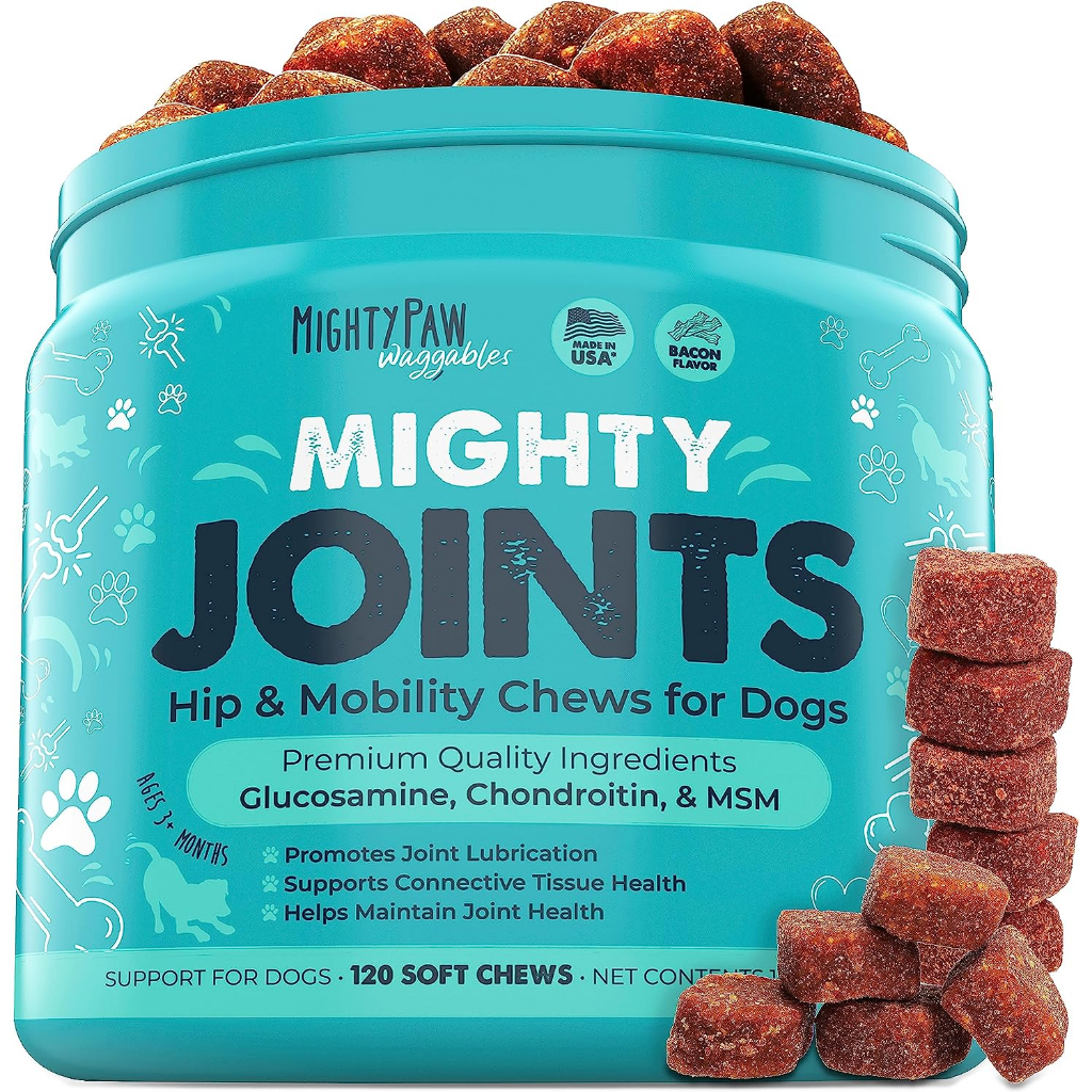 Mighty Paw Joints Hip & Mobility อาหารเสริมสุนัข บำรุงข้อสุนัข เสริมข้อ