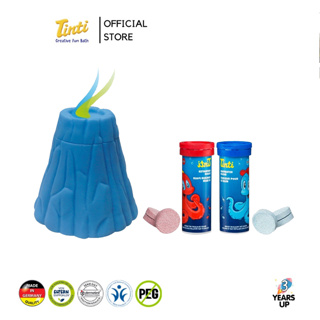 TINTI® ของเล่นอ่างอาบน้ำ ภูเขาไฟพ่นสีในน้ำ และเม็ดสีอาบน้ำ ไร้สารเคมี ผลิตที่เยอรมนี Magic Volcano สบู่เด็ก ของเล่นเด็ก ของเล่นในน้ำ baby kid soap toy