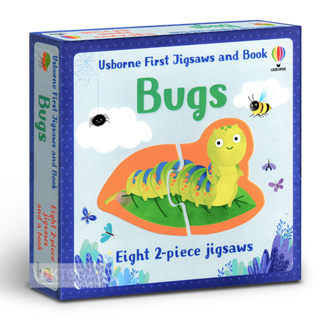 DKTODAY หนังสือ USBORNE FIRST JIGSAWS AND BOOK : BUGS (AGE 2+)