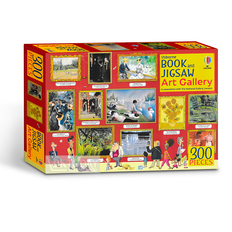 dktoday-หนังสือ-usborne-book-and-jigsaw-art-gallery-300-pieces