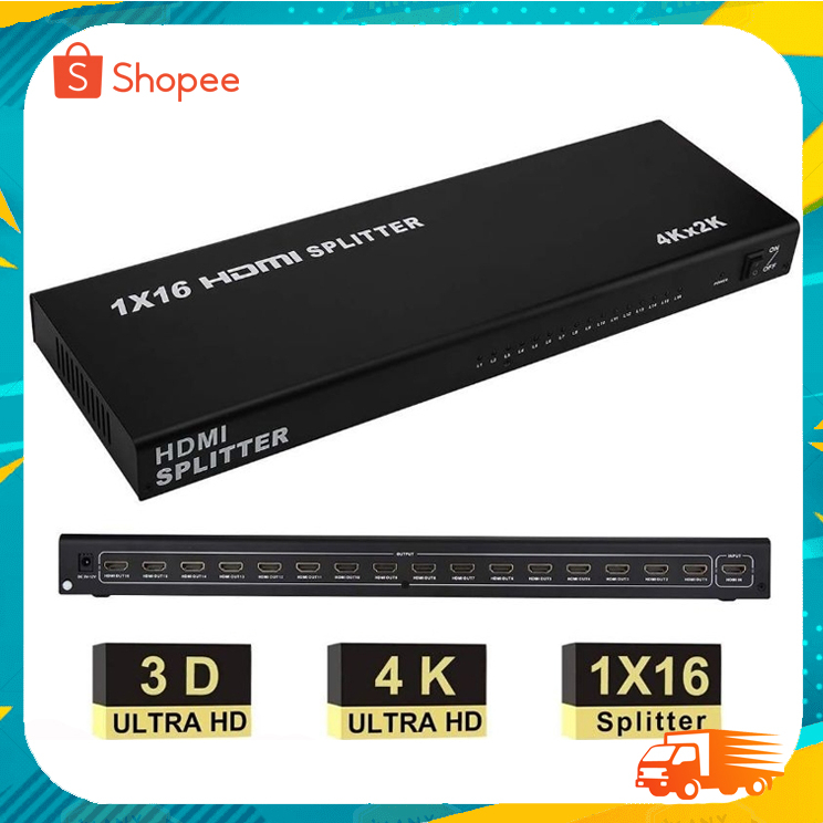 16-port-1x16-1-in-16-out-hdmi-splitter-video-audio-hd-hdtv-3d-dvd-project-support-4kx2k-3d-full-hd-1080p