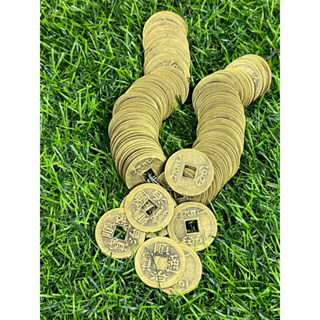 เหรียญจีนโบราณเสริมฮวงจุ้ยหนุน้งินทอง