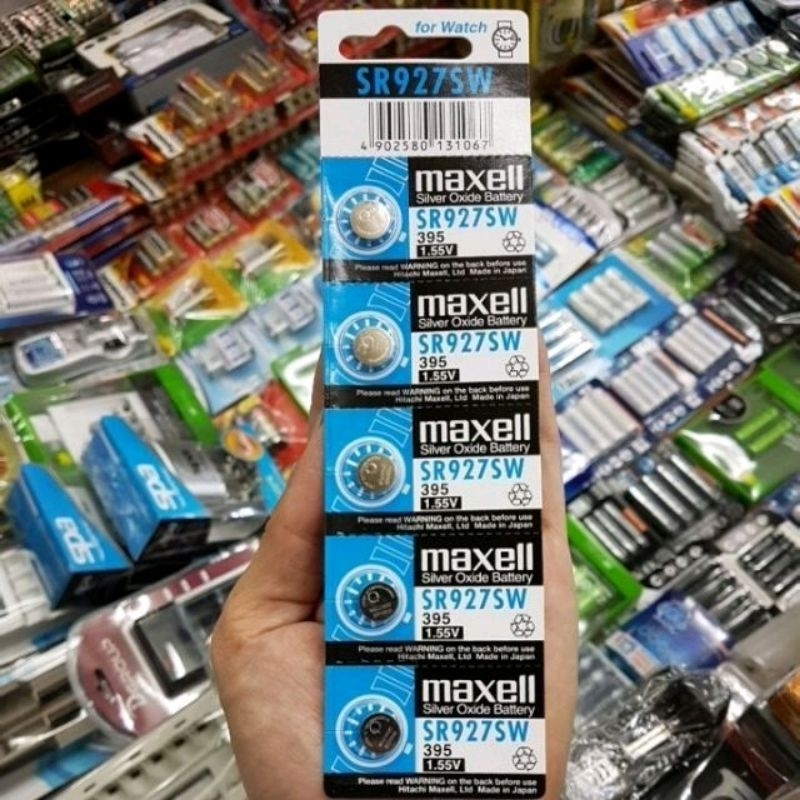 (แพค5ก้อน) ถ่านกระดุม Maxell SR927SW 1แพค 5ก้อน ของใหม่ ของแท้ | Shopee ...