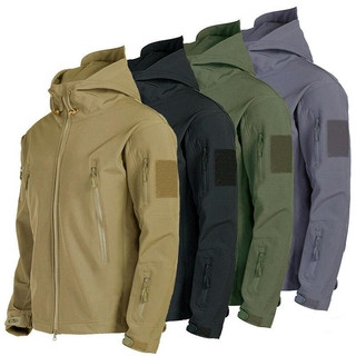 เสื้อโค้ท Jackets เสื้อกันลม เสื้อสกี เดินป่า ฝน ผจญภัย ตกปลา Outdoor Waterproof SoftShell