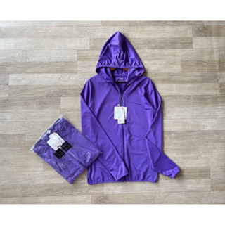 ☀Uniqlo Jacket hood กัน uv AIRism☀ ►สีม่วง◄