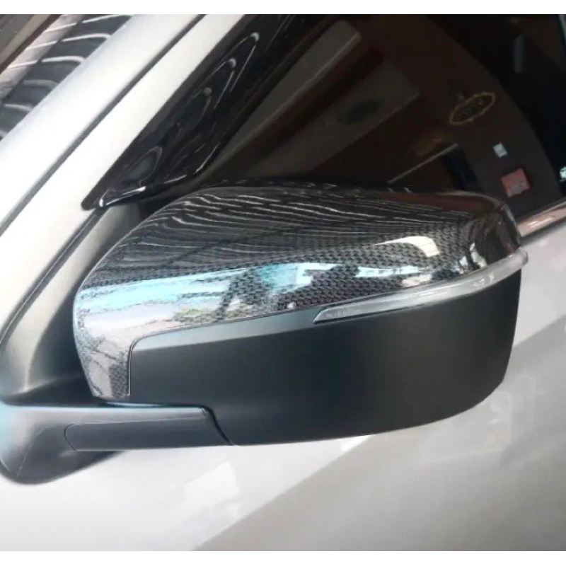 ฝาครอบกระจกมองข้าง-รถ-isuzu-mu-x-มิวเอ็กซ์ปี-2021-2023-ลายเคฟล่า-สำหรับรถที่กระจกมองข้างมีไฟ