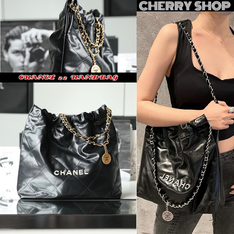 ถูกที่สุด-ของแท้-100-ชาแนลchanel-22-handbagผู้หญิง-กระเป๋าถือ-มีหลายสีให้เลือก-as3260