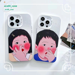 ❤️ส่งของขวัญ❤️ เคสไอโฟน 11 12 13 14 Pro Max สไตล์คู่รัก ความนิยม แฟชั่น ความคิดสร้างสรรค์ Case for iPhone สไตล์วรรณศิลป์