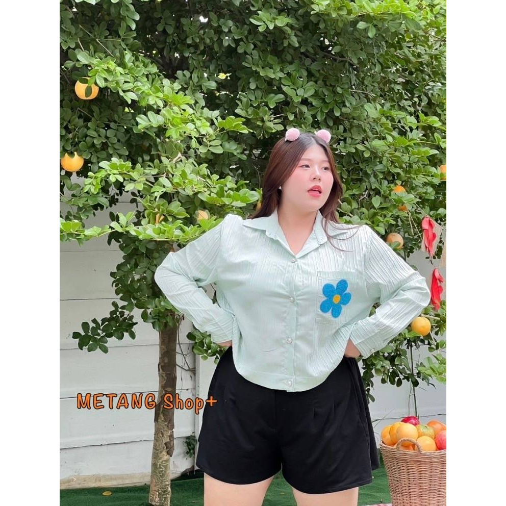 plussize-เสื้อคนอ้วน-อก-40-52-หน้าผ้า52-วงแขน-26-ยาว23