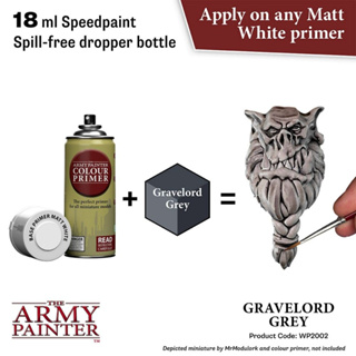 🔥มีของพร้อมส่ง🔥 Army Painter Speedpaint 2.0 Gravelord Grey 18ml AP-WP2002 สีทาโมเดล อะคริลิคสูตรน้ำ Water Based Acrylic