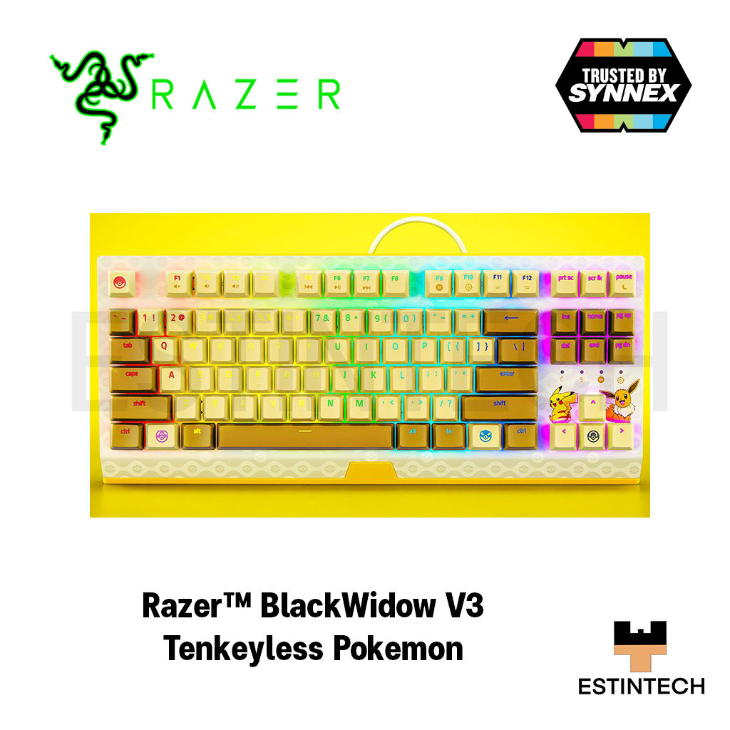 Keyboard (คีย์บอร์ด) Razer BlackWidow V3 Tenkeyless Pokemon ชองใหม่ ...