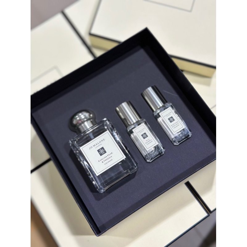 น้ำหอมjo-malone-gift-set-english-pear-50ml-woodsage-9ml-wild-bluebell-9ml