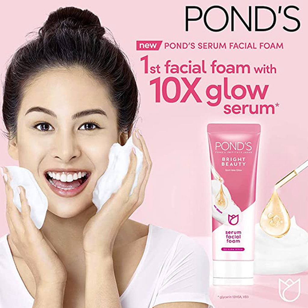 ponds-facial-foam-โฟมล้างหน้า-3-สูตรเพื่อผิวสะอาดล้ำลึก-หน้าใส-ดูอ่อนวัย-100g