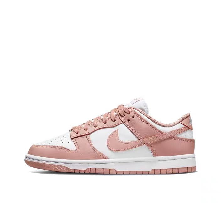 nike-dunk-low-rose-whisper-แท้-100-องเท้าบาสเก็ตบอลส้นเตี้ยกันลื่