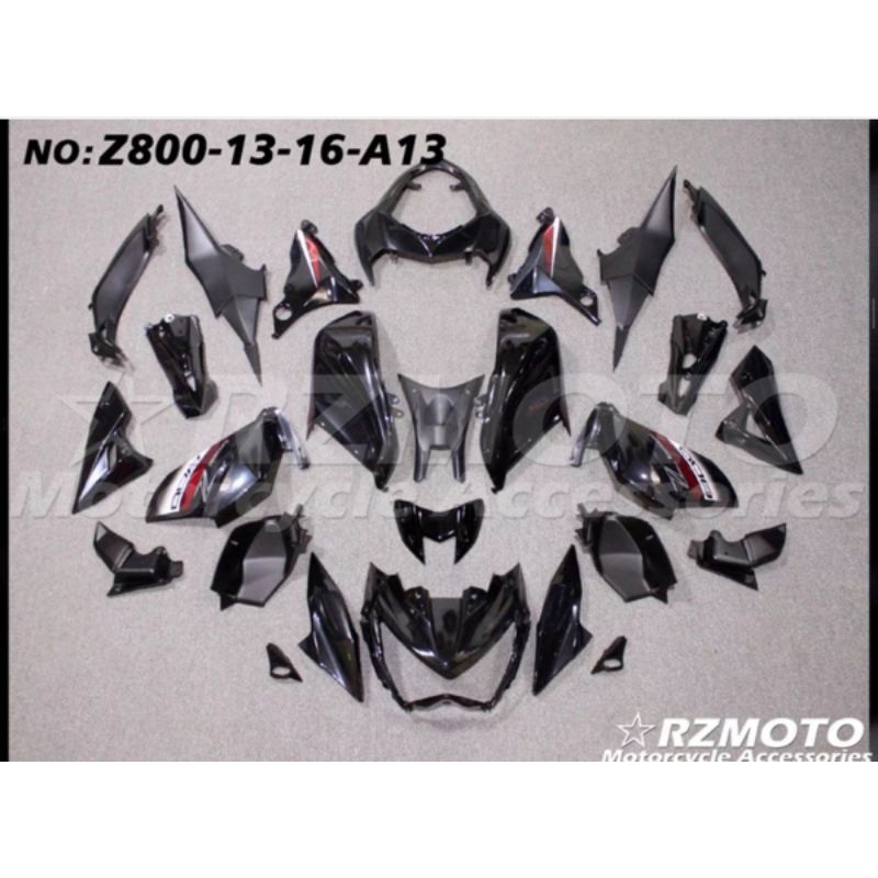 ชุดแฟริ่งkawasaki-z800-บิ๊กไบค์ปี13-16ชุดสีแต่งเปลือกมอเตอร์ไซค์วัสดุ-absขอบเฟรมข้างขวาซ้ายด้านหน้าหลังอกล่างอะไห่รต่างๆ