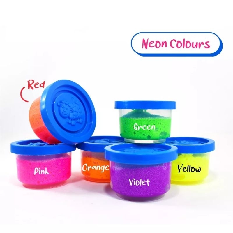 nara-foam-clay-โฟมปั้นบรรจุกระปุก-6pcs