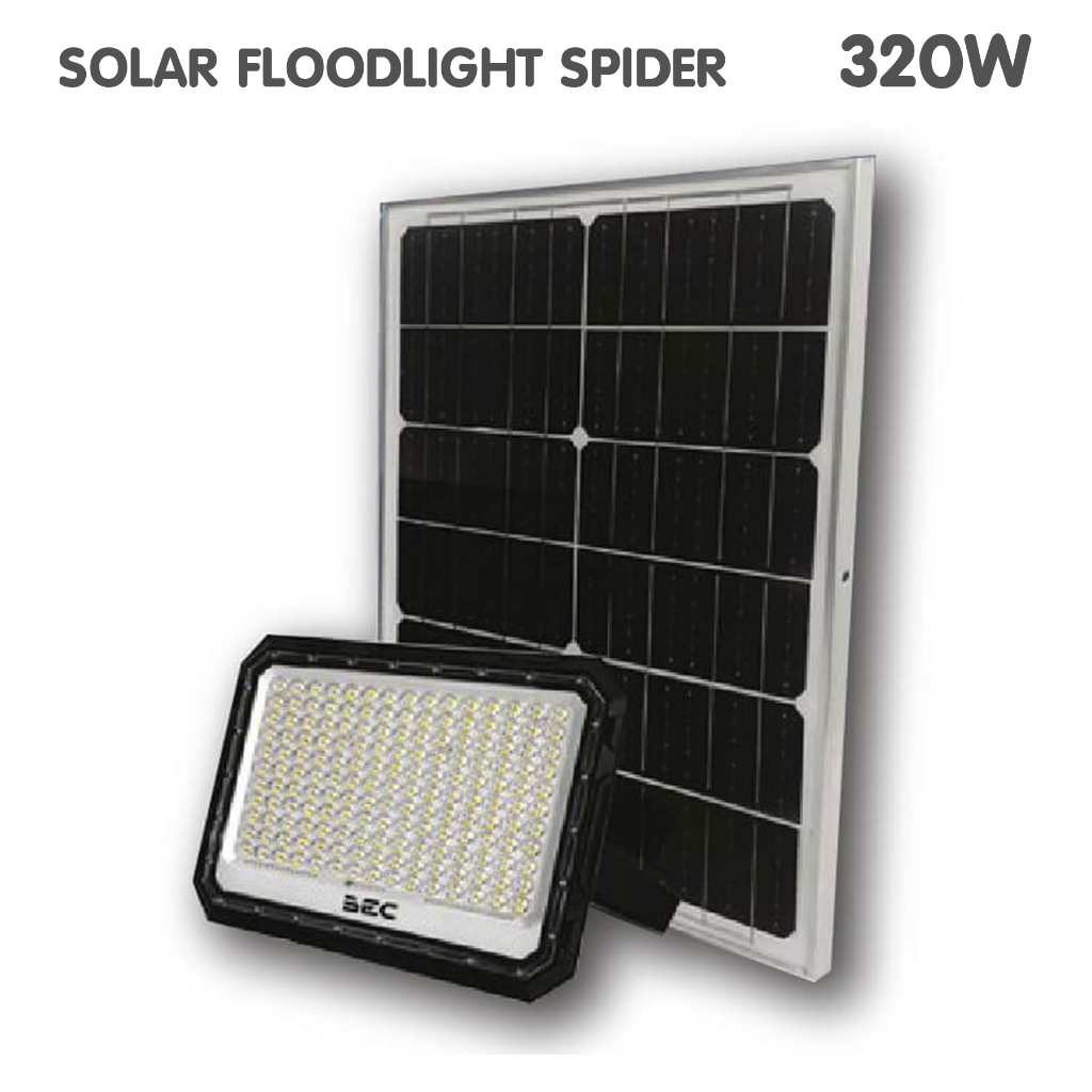 BEC Solar Floodlight LED รุ่น SPIDER 170w 220w 320w Tri-Color (3 แสงใน ...