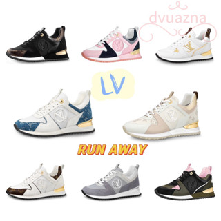 แบรนด์ใหม่ 100% ของแท้ LOUIS VUITTON / LV RUN AWAY รองเท้าผ้าใบลำลอง