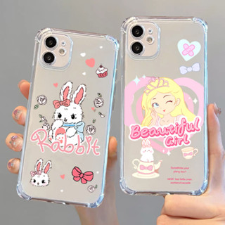 เคสโทรสัพท์ลายการ์ตูนน่ารักๆ เคสใส กันกระแทก สำหรับ SAMSUNG A12 M12 J4 Plus J6 Plus A6plus J8 S8 Plus S9 plus S10 lite