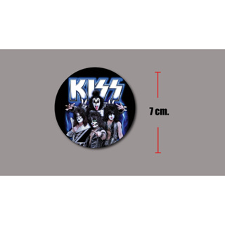 sticker pvc kiss สติกเกอร์ วงดนตรี คิส งานออฟเซ็ทแท้ pvc กันน้ำ กันแดด