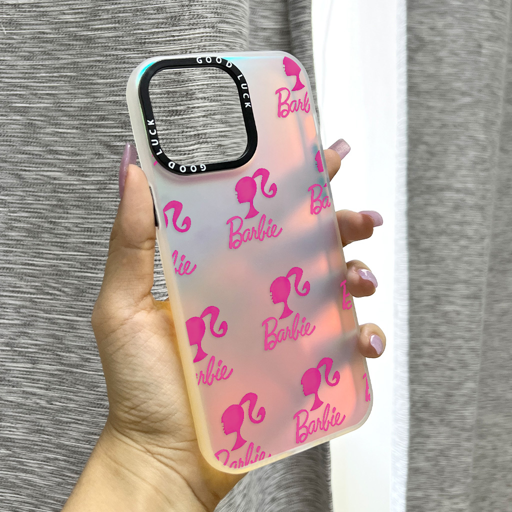 พร้อมส่งในประเทศไทย-เคสโทรศัพท์มือถือ-ซิลิโคนนิ่ม-กันกระแทก-ลายการ์ตูนตุ๊กตาบาร์บี้-สําหรับ-iphone-14-13-12-11-promax