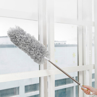 ไม้ปัดฝุ่น ไม้ปัดฝุ่นยาว retractable duster ปรับได้ 240ซม. ดัดโค้งงอได้ ซักได้ แข็งแรง น้ำหนักเบา ยืดหยุ่น Championcheap